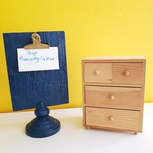 2 for 1: Picture Holder and Jewelry Box Chest Set